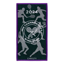Christy Wimbledon Champ towel 2024 Bath Green-Purple